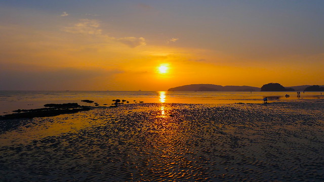 Sunset Ao Nang Beach