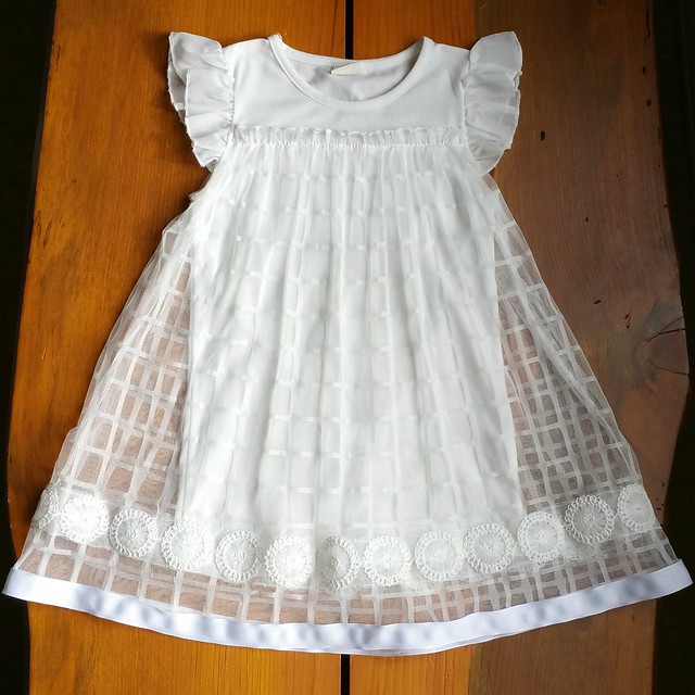Girl's Tulle Dress Upcycle | shirley shirley bo birley Blog | sewing, upcycle, girls' dress, tulle dress