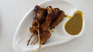 Chicken Satay Skewer at Easy House