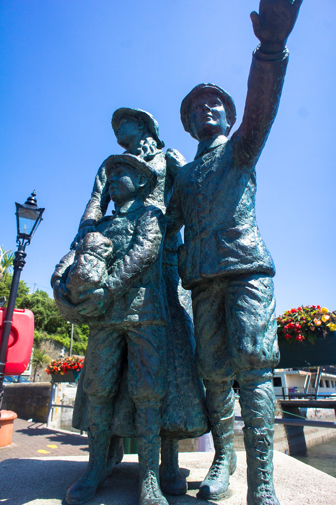 Today Annie is honored by two statues — one at her port of departure (Cobh, formerly Queenstown) and the other at Ellis Island, her port of arrival