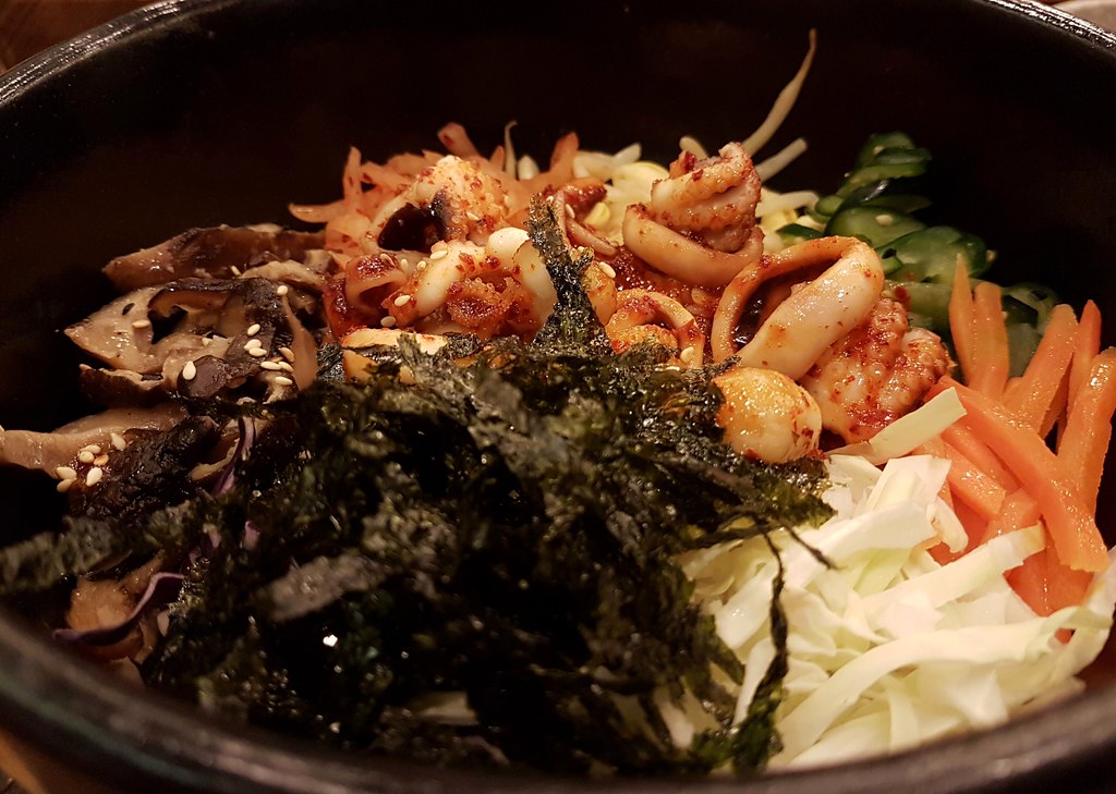 Bibimbap Seafood mixed vege $21.90 @ Oiso Korean Rest 大门 Damen