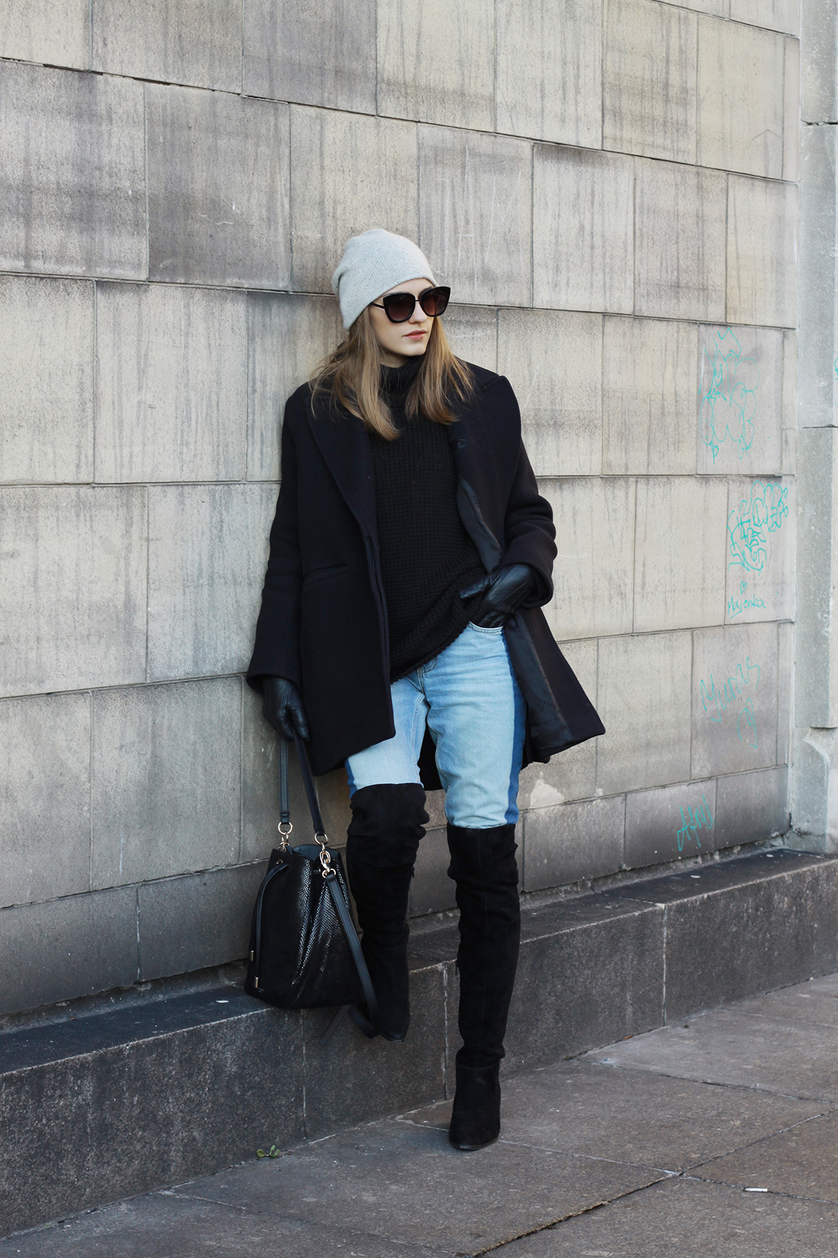 Basic winter look [2222] | So in Carmel | Best Fashion Bloggers