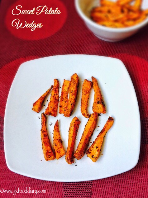 Sweet Potato Wedges Recipe for Toddlers and Kids3