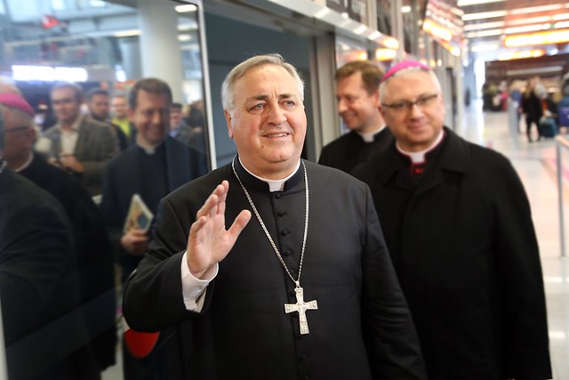 Powitanie abp. Salvatore Pennacchio, nuncjusza apostolskiego w Polsce, Warszawa, 31 X 2016