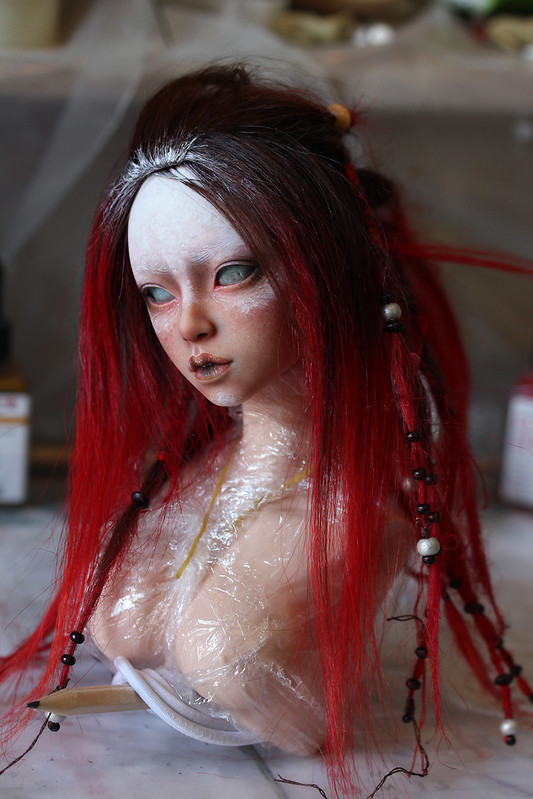 WIP - wig and face-up for Ydriss