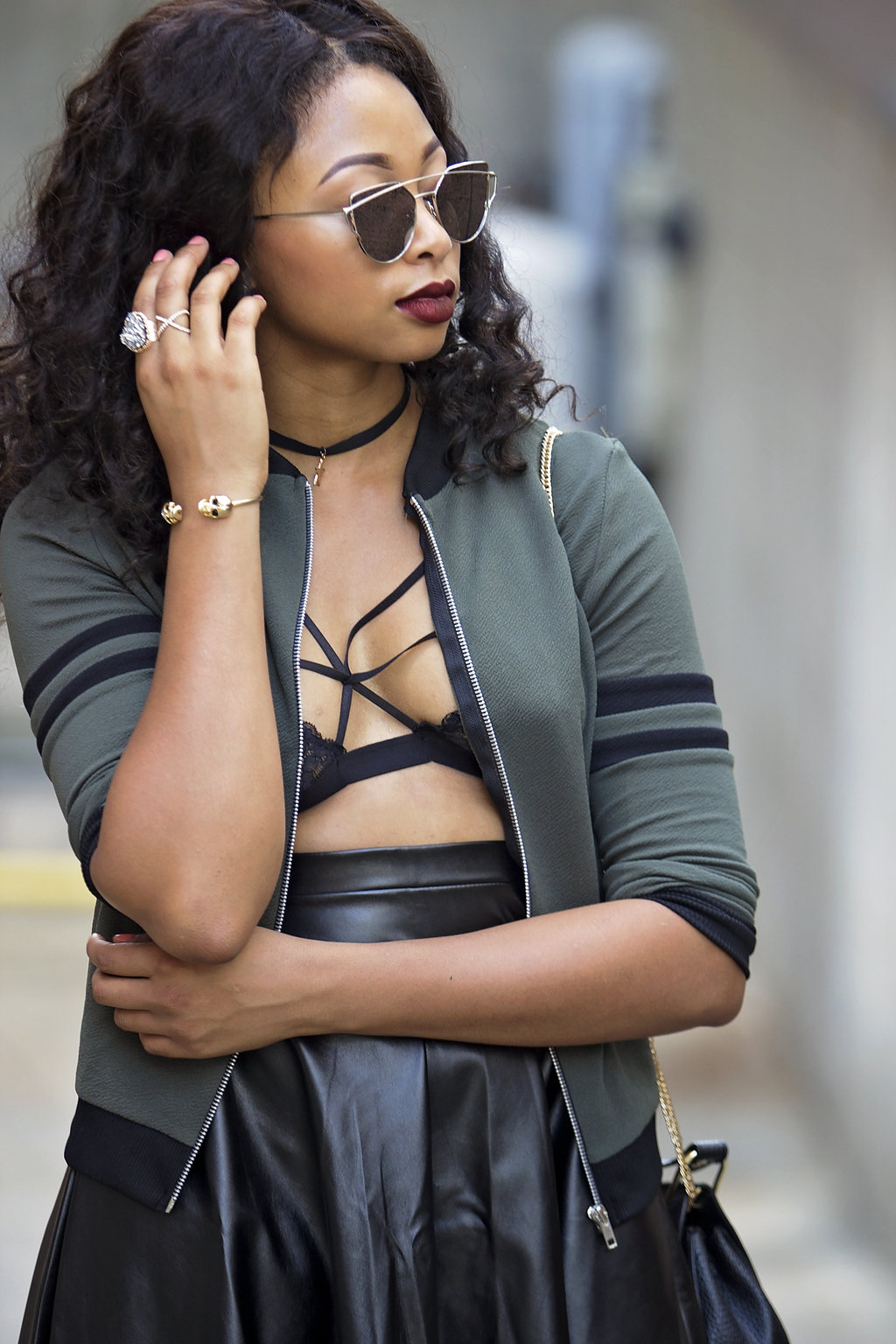 how to wear a bralette, candace hampton
