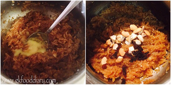 Jaggery Rice Recipe for Toddlers and Kids - step 4