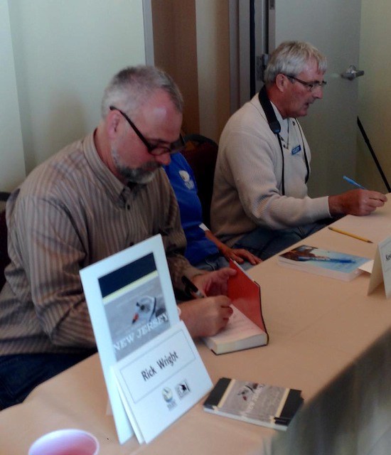 Rick signing books at Cape May