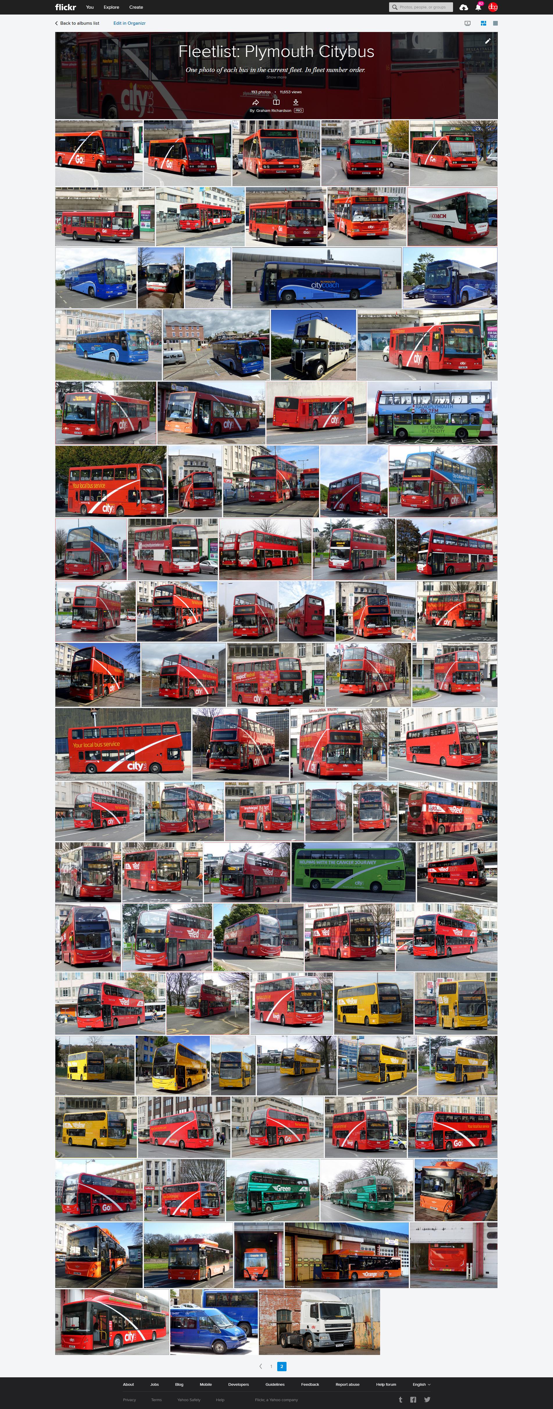 Fleetlist- Plymouth Citybus - FlickrB