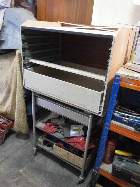 DIY particle board toolchest