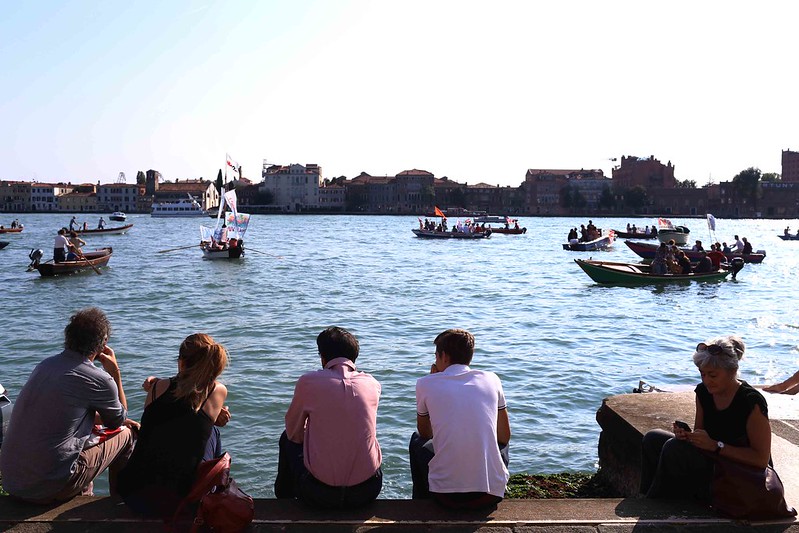 City Moment – On Rudely Greeting the ‘Horrid’ Big Ship Tourists, Venice