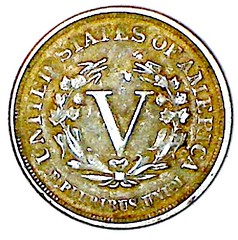 1883. gold plated nickel rev