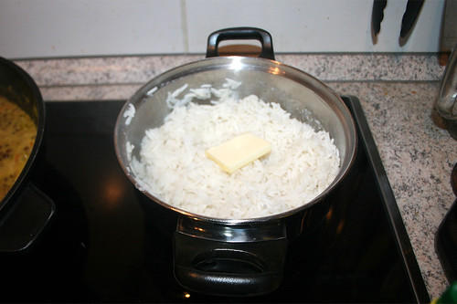 45 - Reis mit Butter verfeinern / Refine rice with butter