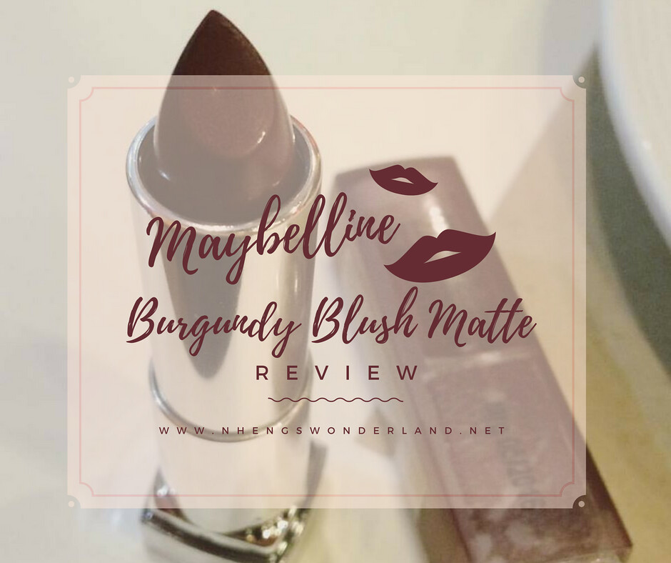 Maybelline Burgundy Blush Matte Review