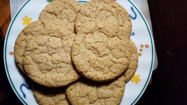 Lemon-Cardamon Sugar Cookies, cooled and ready for consumption