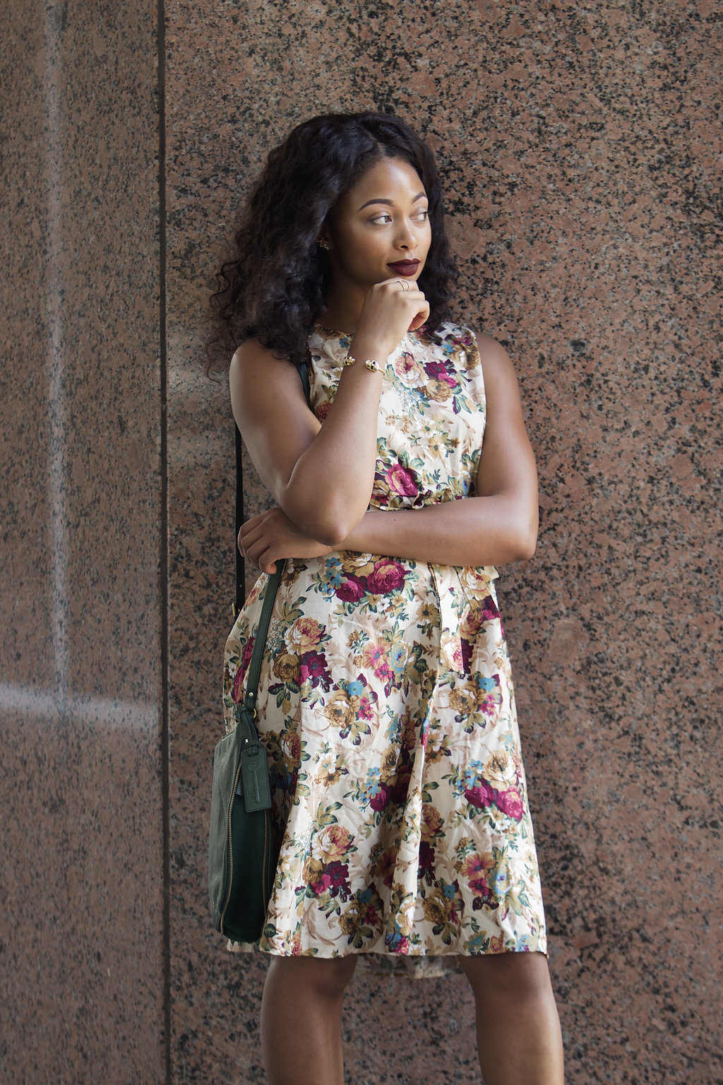 how to wear a floral dress, louisiana fashion blogger