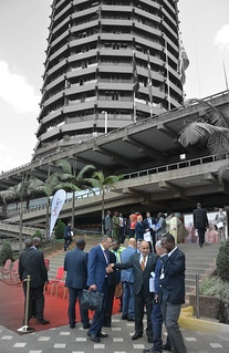 Scene at the presidential opening of HLM2 GPEDC