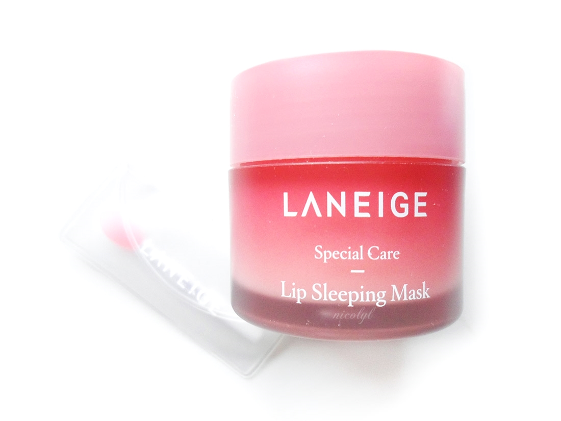 Laneige Lip Sleeping Mask review and swatch