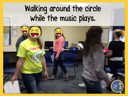 Musical Chairs with Task Cards, movement in math, math games, task cards