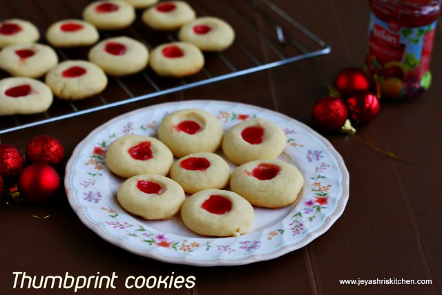 Thumbprint cookies