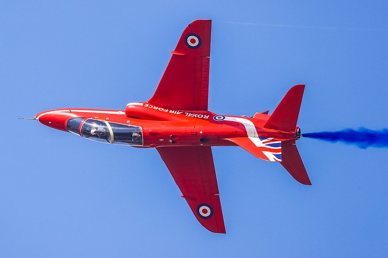 British RAF Red Arrows Aerobatic Team 英國紅箭飛行表演隊 Hawk