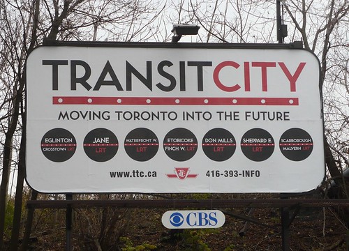 Transit City billboard promotion, Toronto Transit Commission