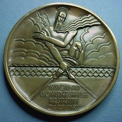 Rockefeller Center medal obverse