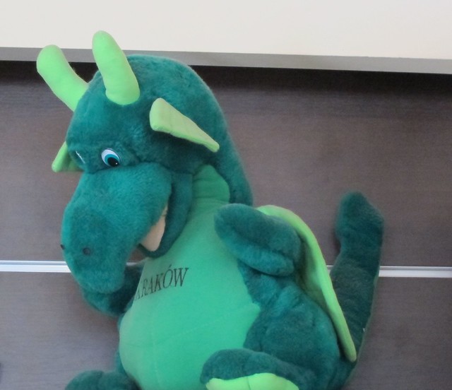 The dragon is Kraków's mascot