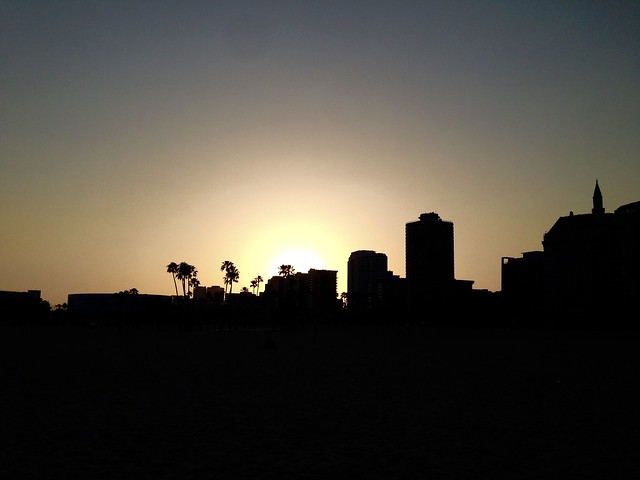 Sunset at Long Beach