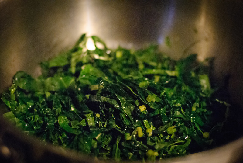 A Chiffronade of Kale