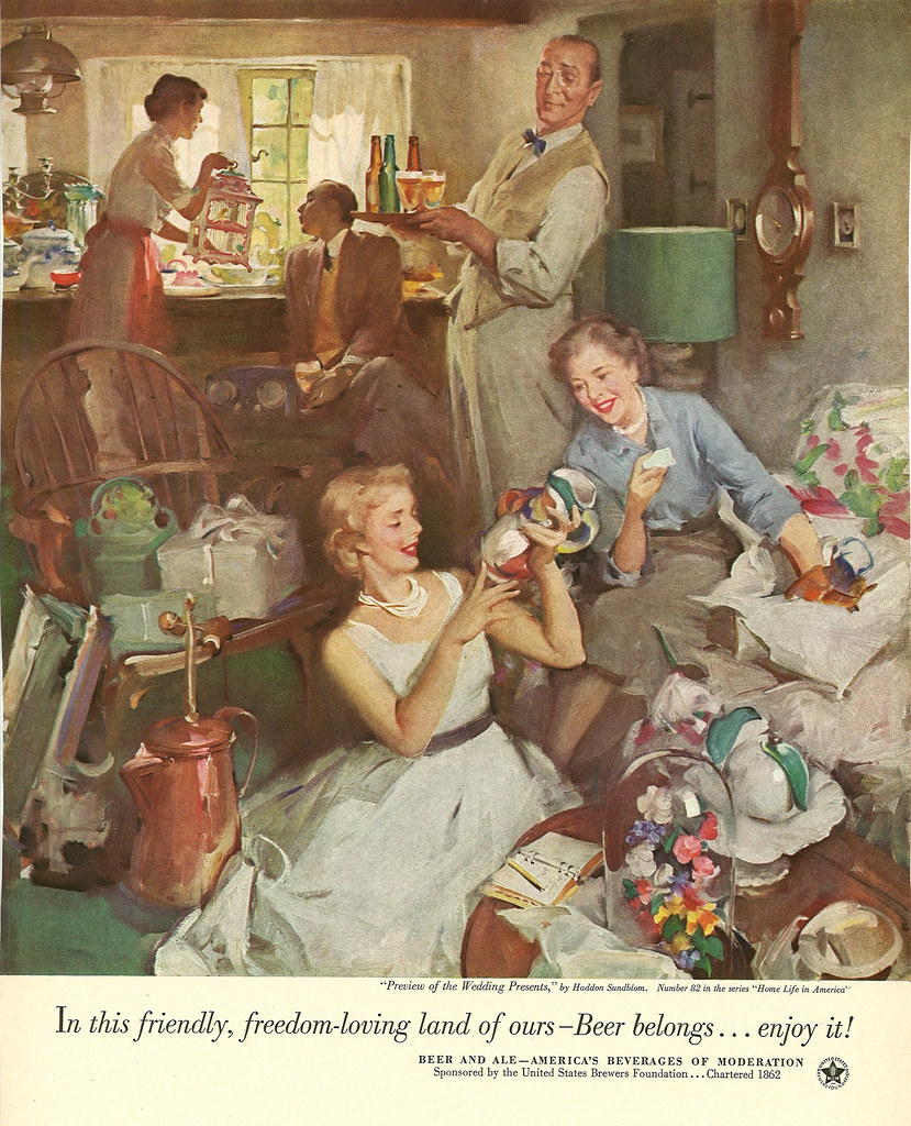 082. Preview of the Wedding Presents by Haddon Sundblom, 1953