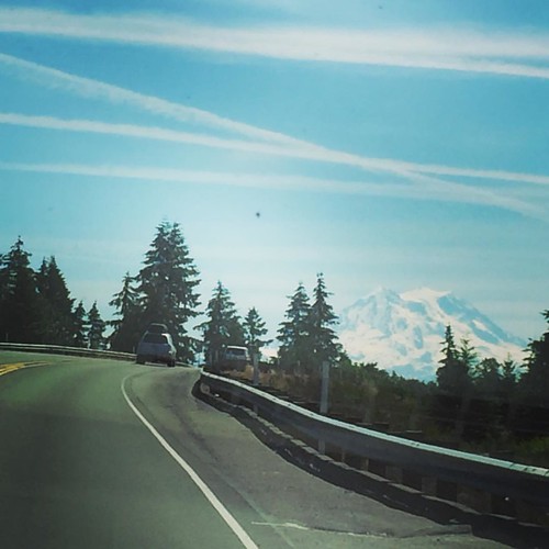 Winding our way to The Mountain. #mtrainier #fartherthanithought