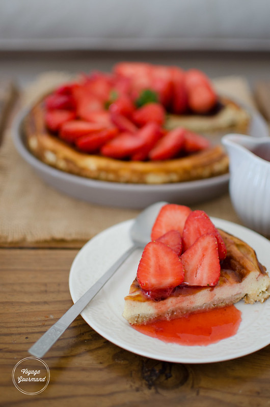 Cheesecake aux fraises - IG très bas