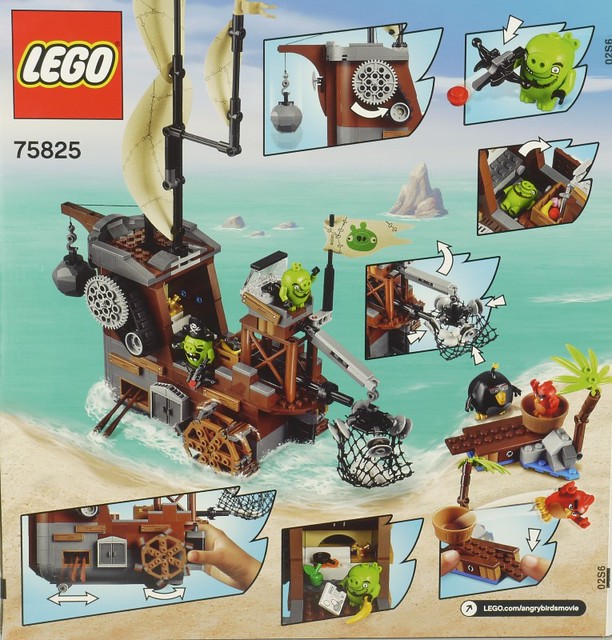 LEGO Piggy Pirate Ship Set 75825 Instructions