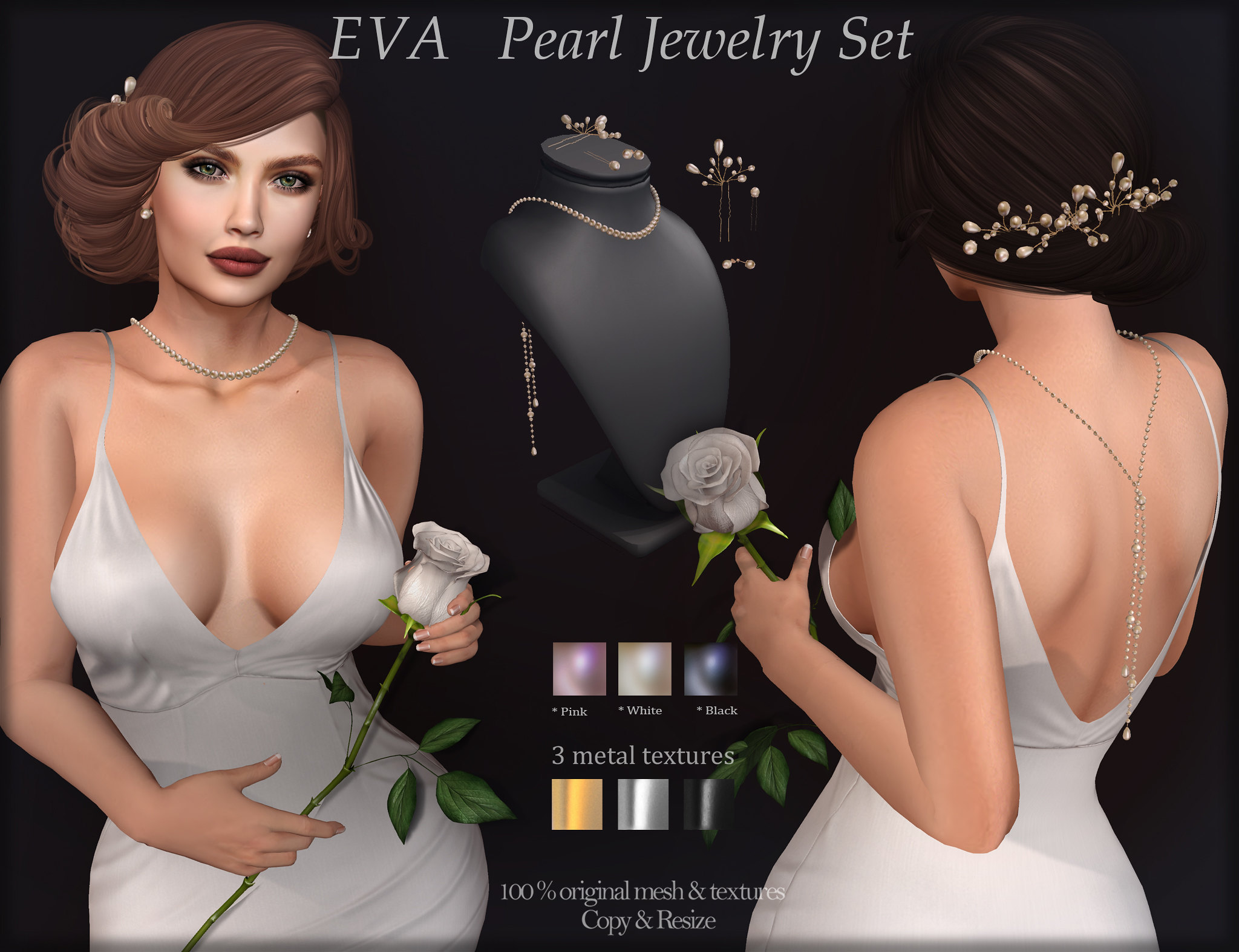 EVA_Pearl Jewelry Set