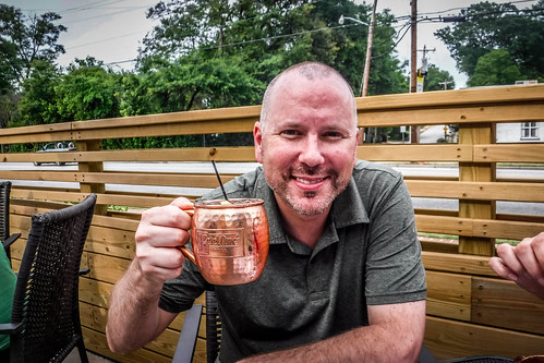Greg with Moscow Mule-001