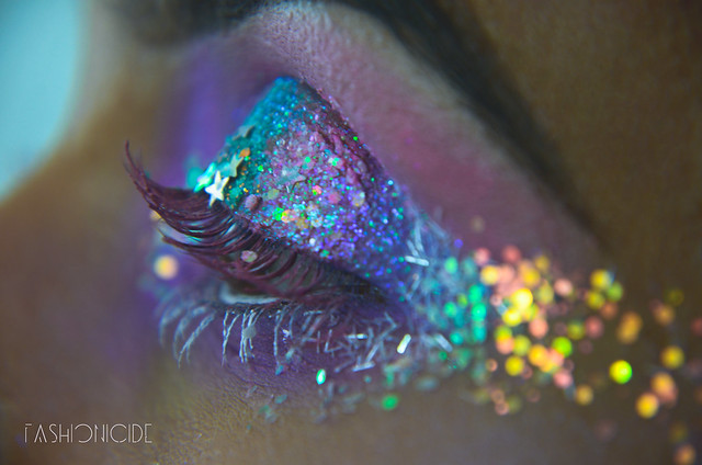 Intergalactic Glitter Explosion Makeup 8_