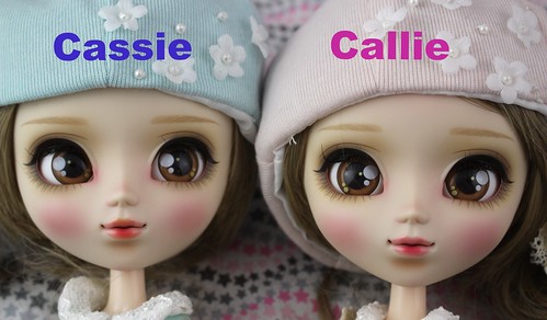 Cassie Versus Callie Face Up Comparison