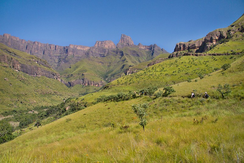 Por el norte de SUDÁFRICA. Montañas, playas, fauna y sus gentes - Blogs de Sudáfrica - Drakensberg: Royal Natal NP. La belleza del Tugela Gorge Trail (11)