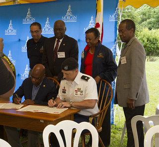 Corps of Engineers enters educational partnership with Morgan State University
