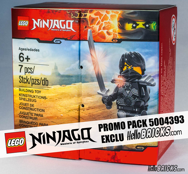 Hellobricks Ninjago Pack Promo Stone Armor Cole