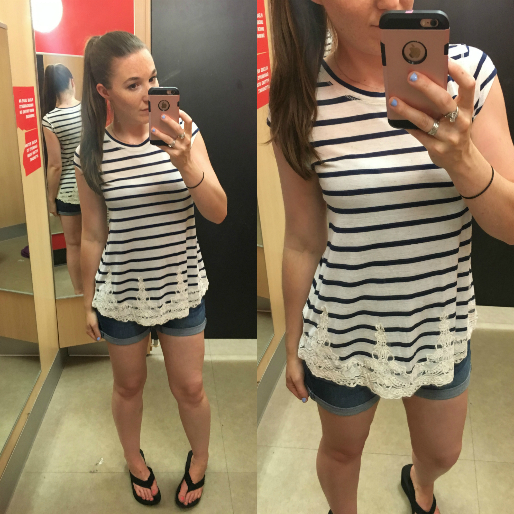 Super cute lace tee from Target
