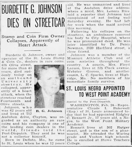 OBIT- St. Louis Dispatch, 24 Feb 1947, p. 3