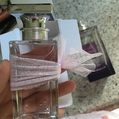 a new bottle of perfume