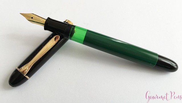 Review Pelikan M120 Green & Black Fountain Pen @couronneducomte 16