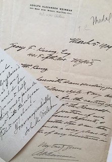 Weinman letters to Kunz