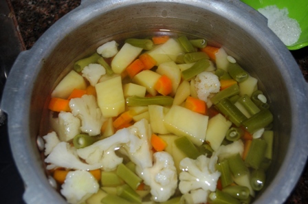 boiled veg