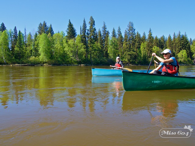 Canoe on the Nechako River