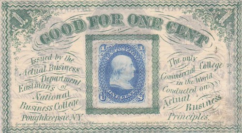 Eastman National Business College scrip
