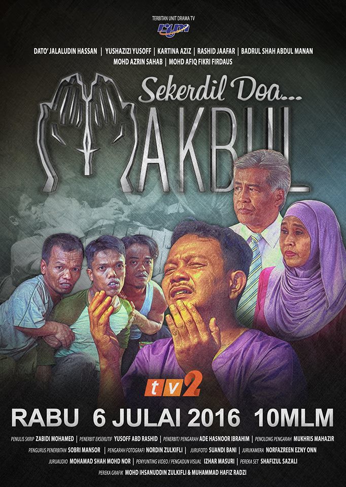 Poster Drama Makbul Sekerdil Doa